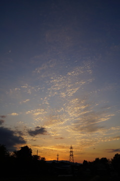 今日の夕暮れ20251116
