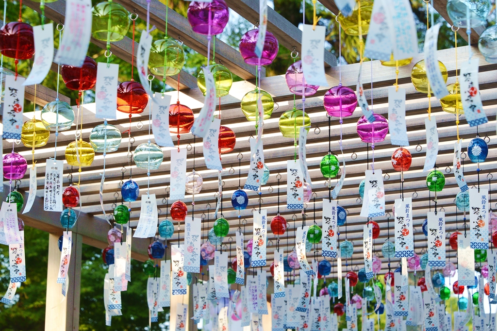 宇部市琴崎八幡宮風鈴祭り