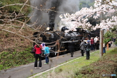 山口SL 長門峡駅にて