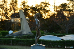 夕方の散歩