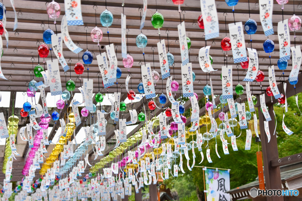 2024年琴崎八幡宮風鈴風鈴祭り