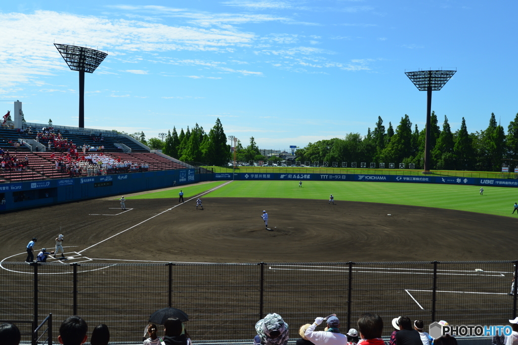 夏の高校野球山口県