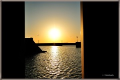 宇部夕日