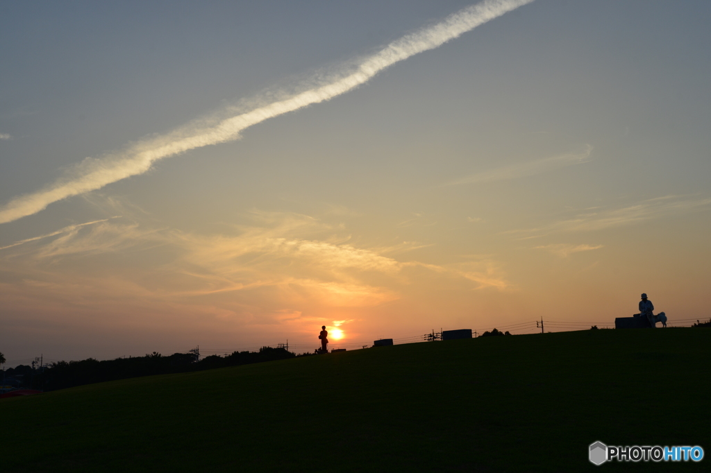 今日の宇部空港横の公園