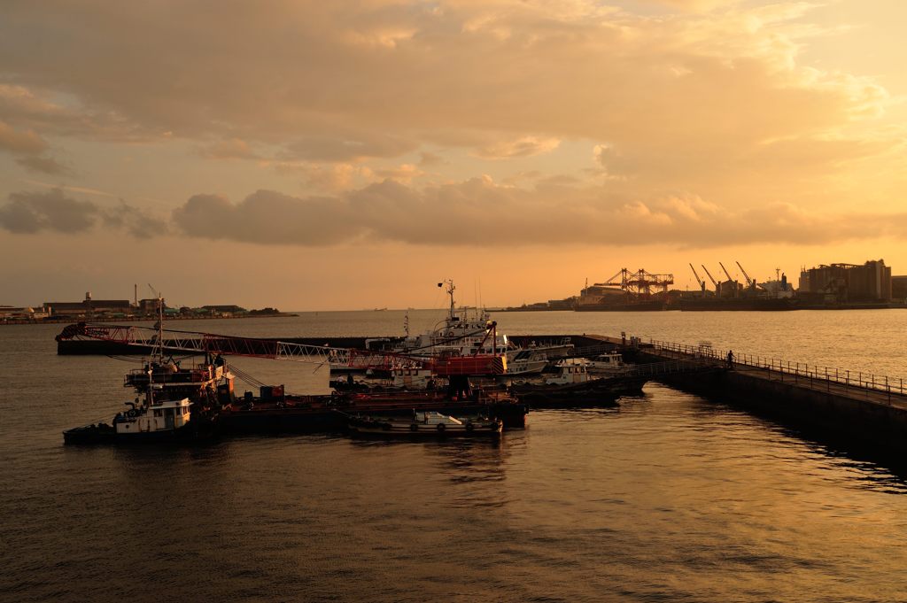 職場の2階からの風景
