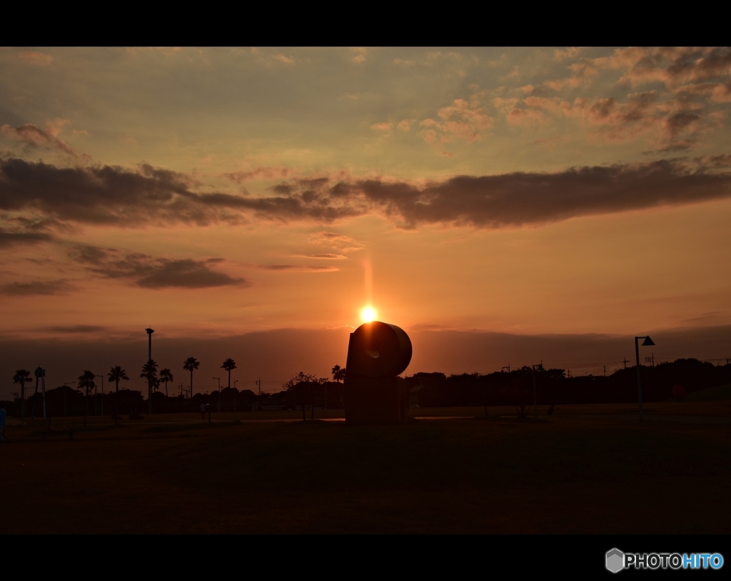 空港横の公園から