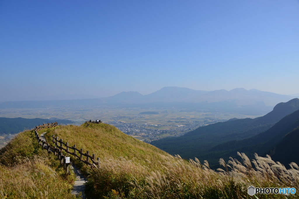 阿蘇くじゅう国立公園北山展望所より