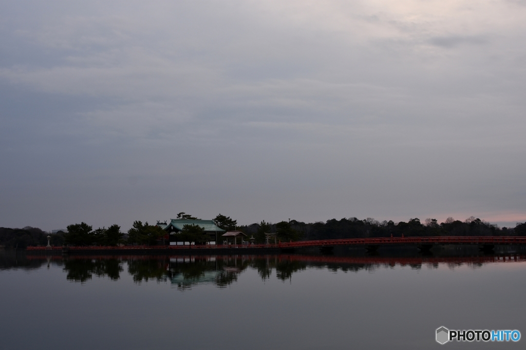 今朝の常盤公園