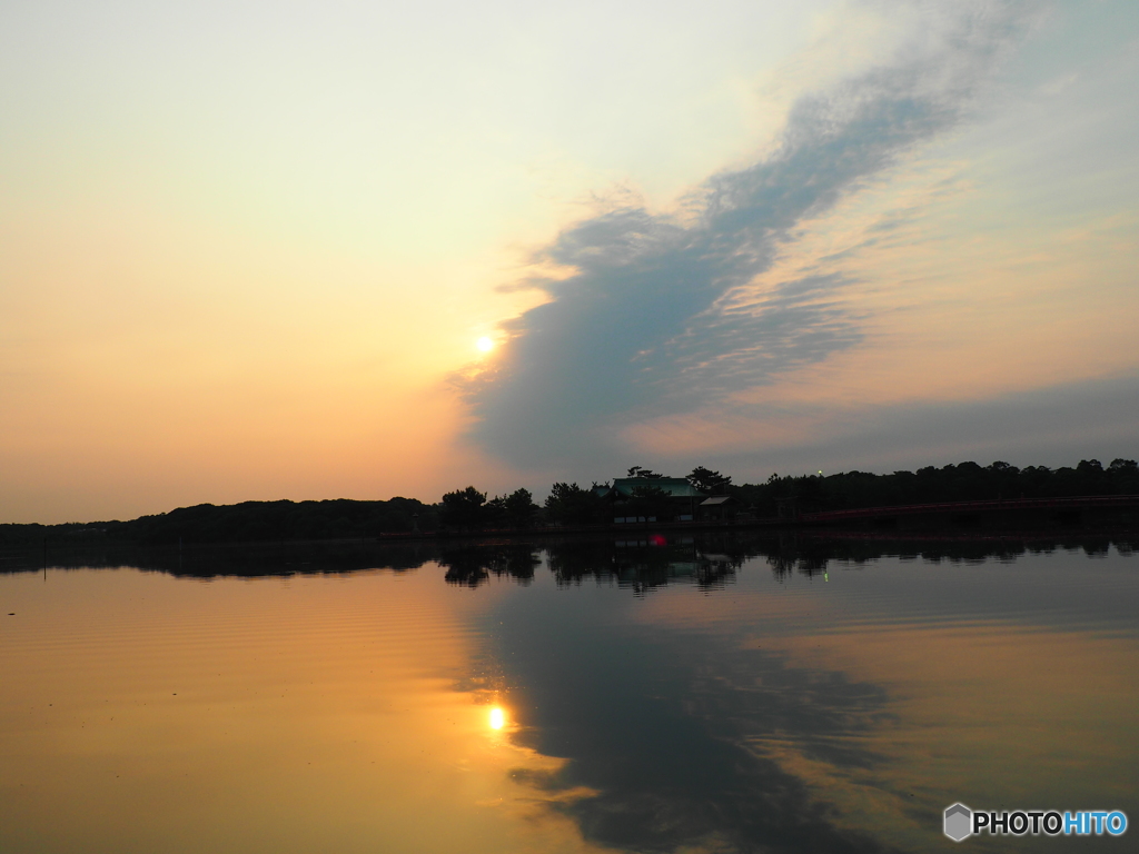 常盤公園の朝