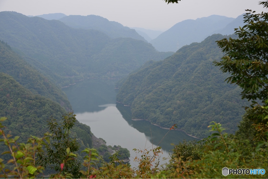 西山高原キャンプ場から