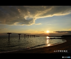 山口宇部空港沖
