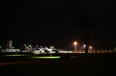 夜の宇部空港