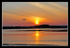 夕日