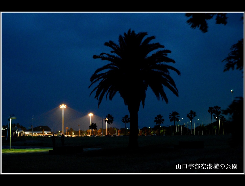 山口宇部空港横の公園