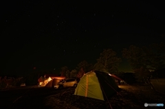 西山高原キャンプ場の夜