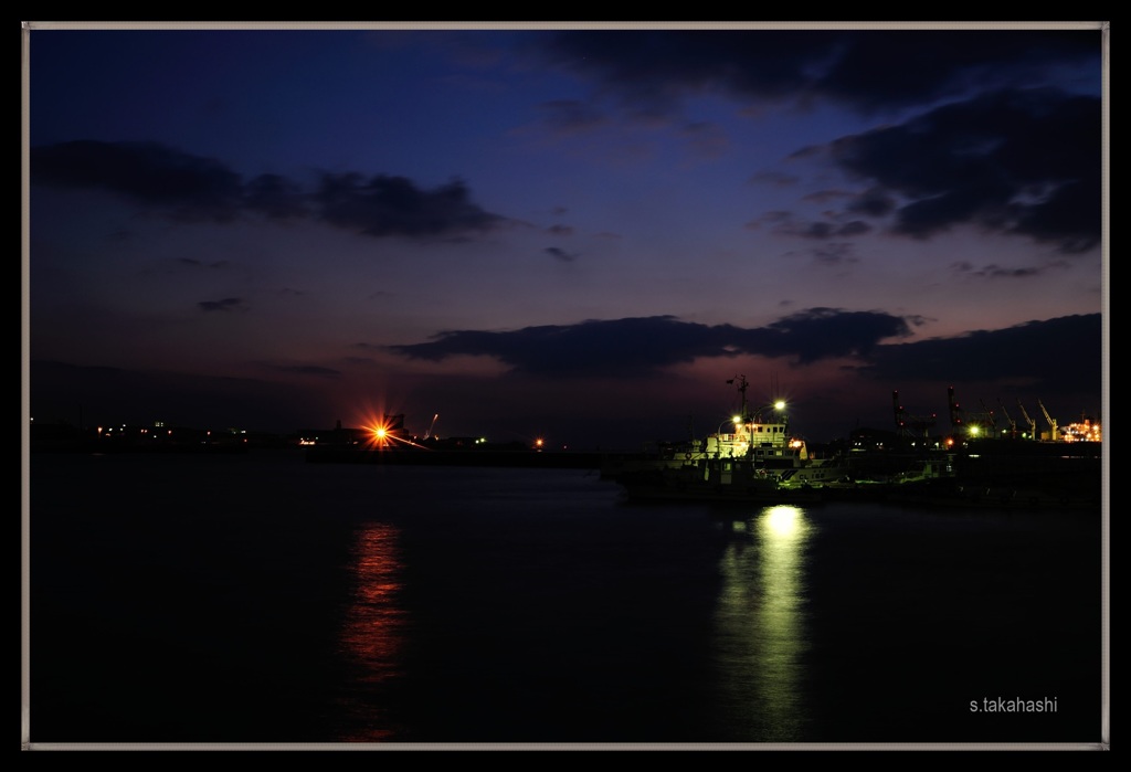 職場からの夜景