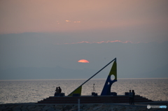 焼野海岸の夕日
