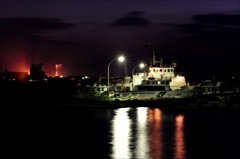 宇部港夜景