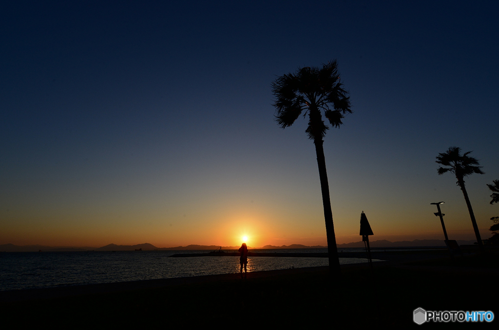 今日の焼野海岸