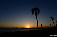 今日の焼野海岸