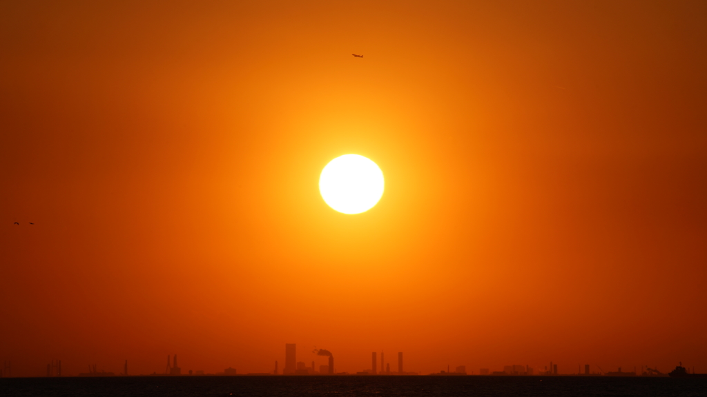 シリーズ太陽：夕陽-1