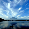 秋空2014：富士と雲