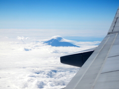 富士山上空