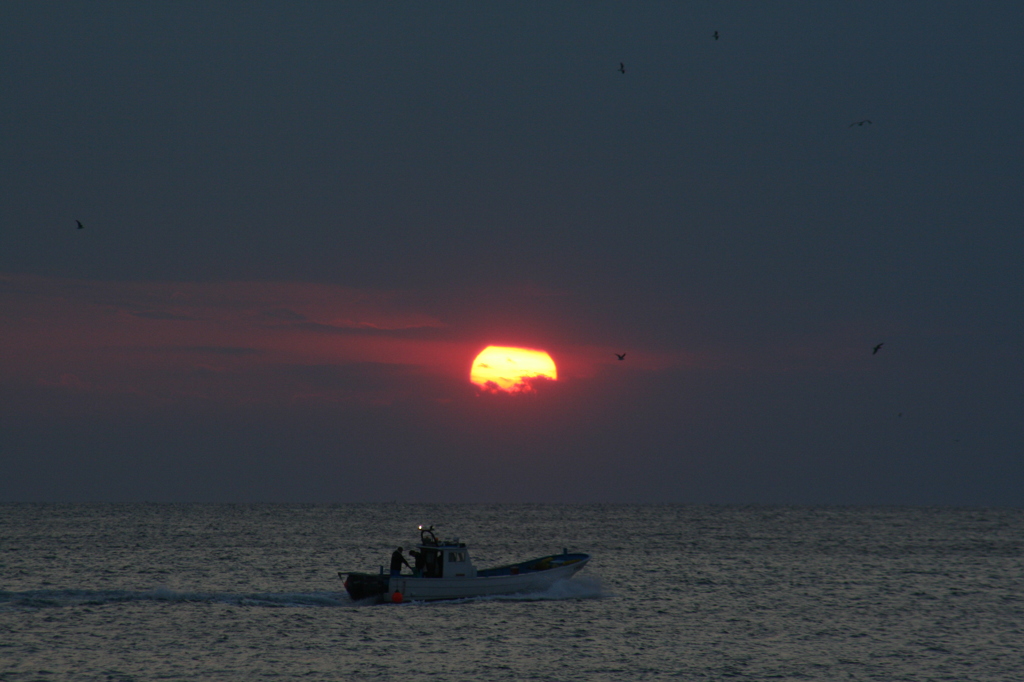 11Feb13今日の夕日