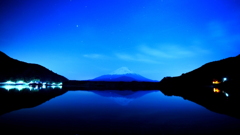 富士三景：精進湖