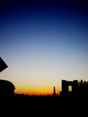 東京臨海の夕暮れ