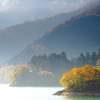 湖水秋景