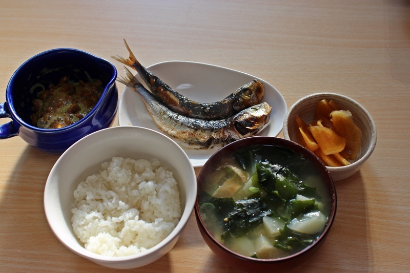 日本の朝飯