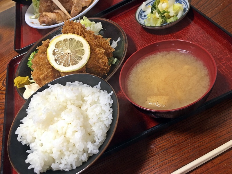 カキフライ定食