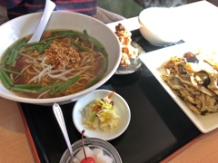 奥さん、回鍋肉定食