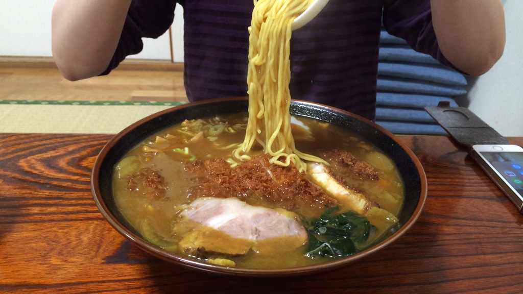 カツカレーラーメン②