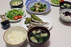 夕飯