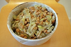ザーサイ納豆ごはん