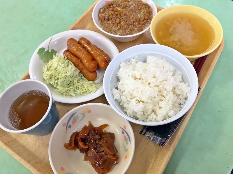 2017年10月10日のあさはん（職場）