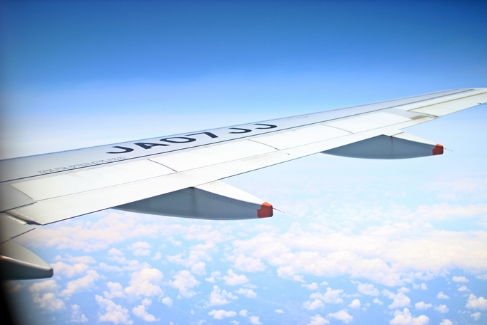 人生2度目の飛行機