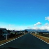 雪雲かかる赤城山