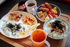 父ちゃんと息子のあさはん