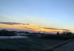 クリスマスの夕焼け
