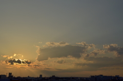 雨後の夕