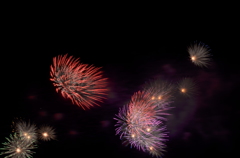 西武園遊園地の花火 5