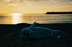 ビーチの夕暮れ時*2