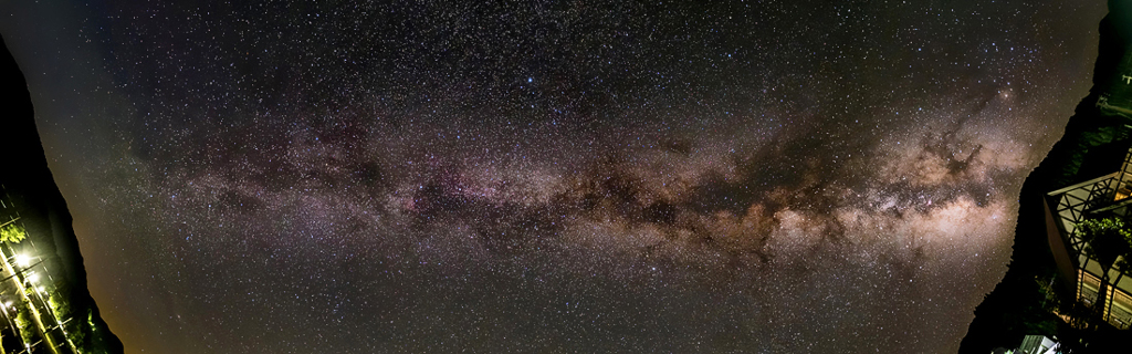 panorama版　夏の天の川