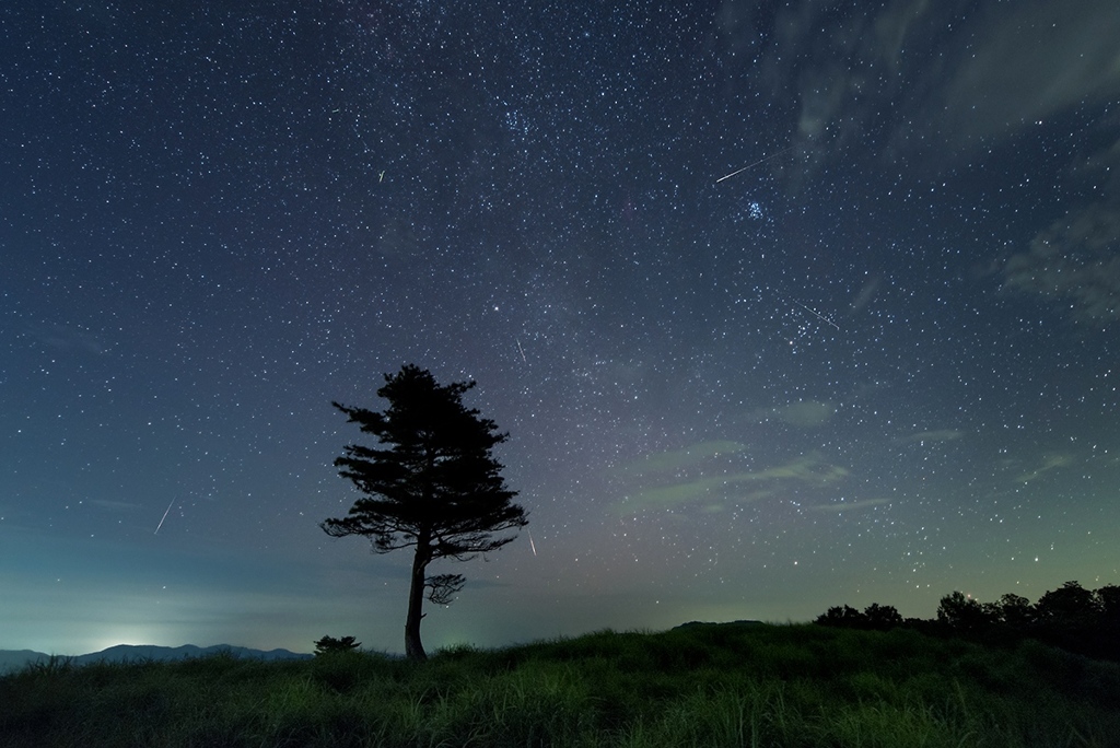 ペルセウス座流星群の夜*3