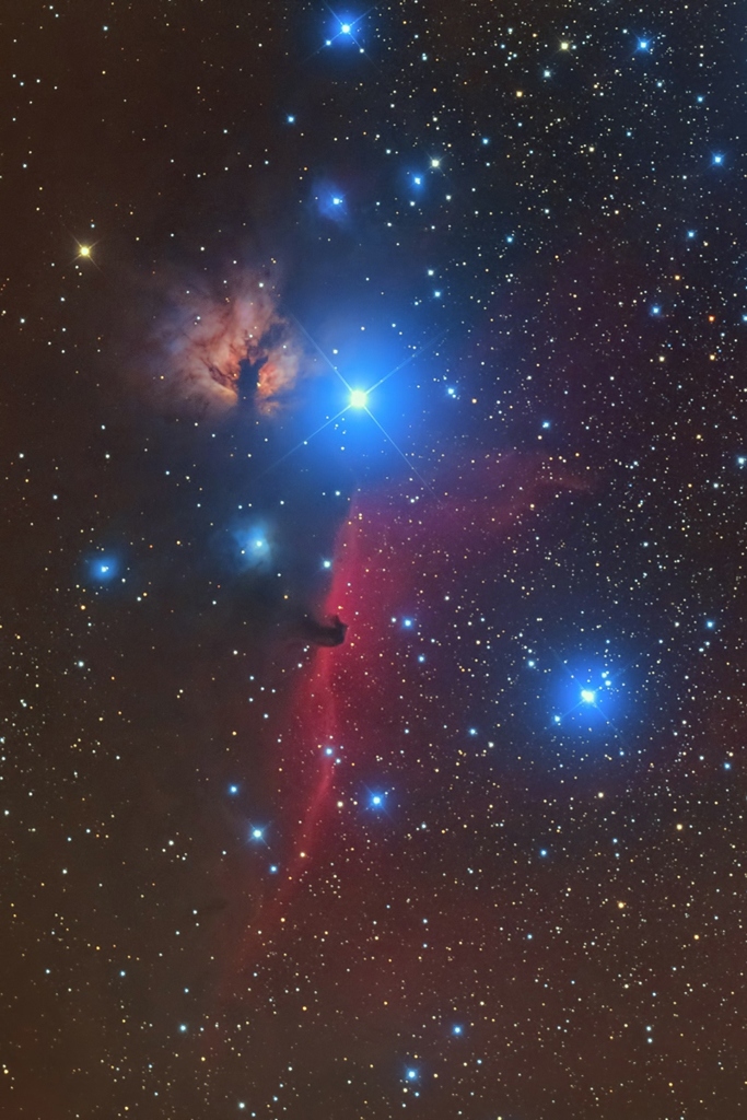 IC434 馬頭星雲･NGC2024 八つ裂き星雲