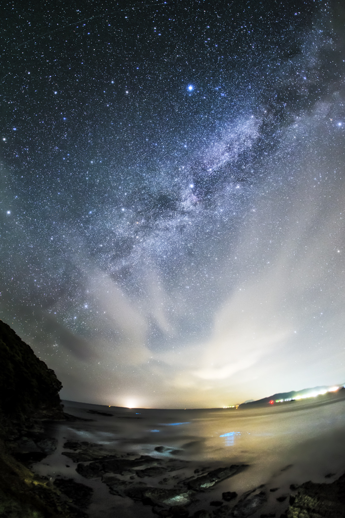 夜光虫と銀河