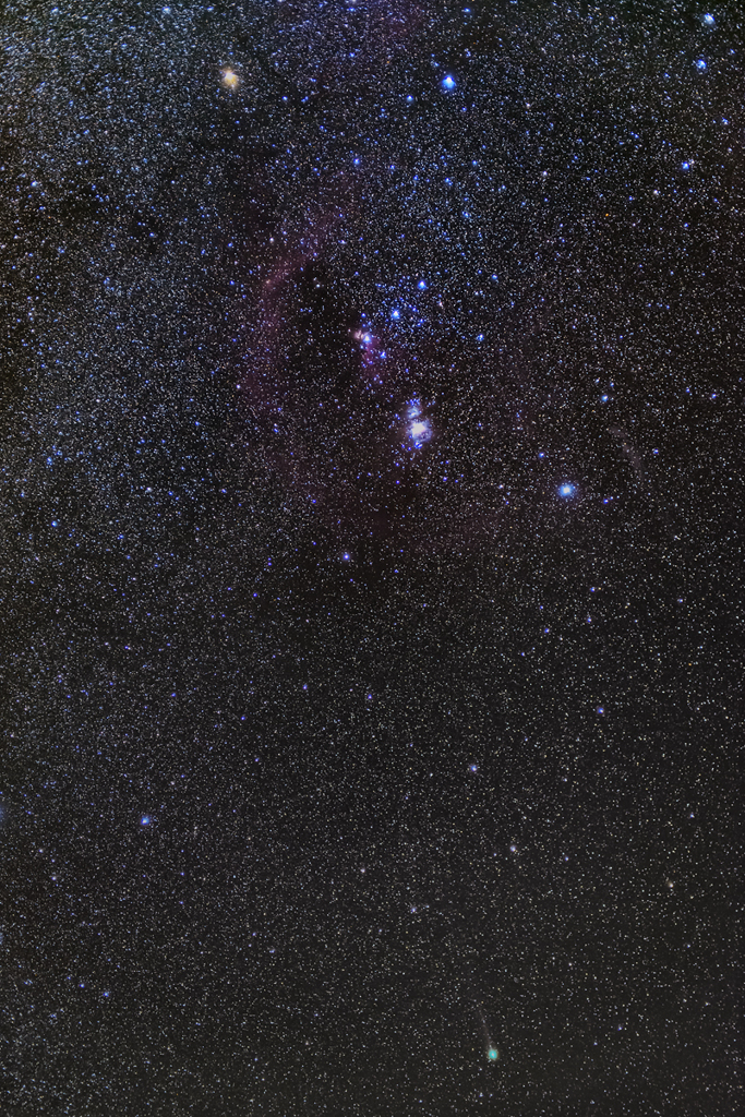 オリオン座とLovejoy彗星（C/2014 Q2）